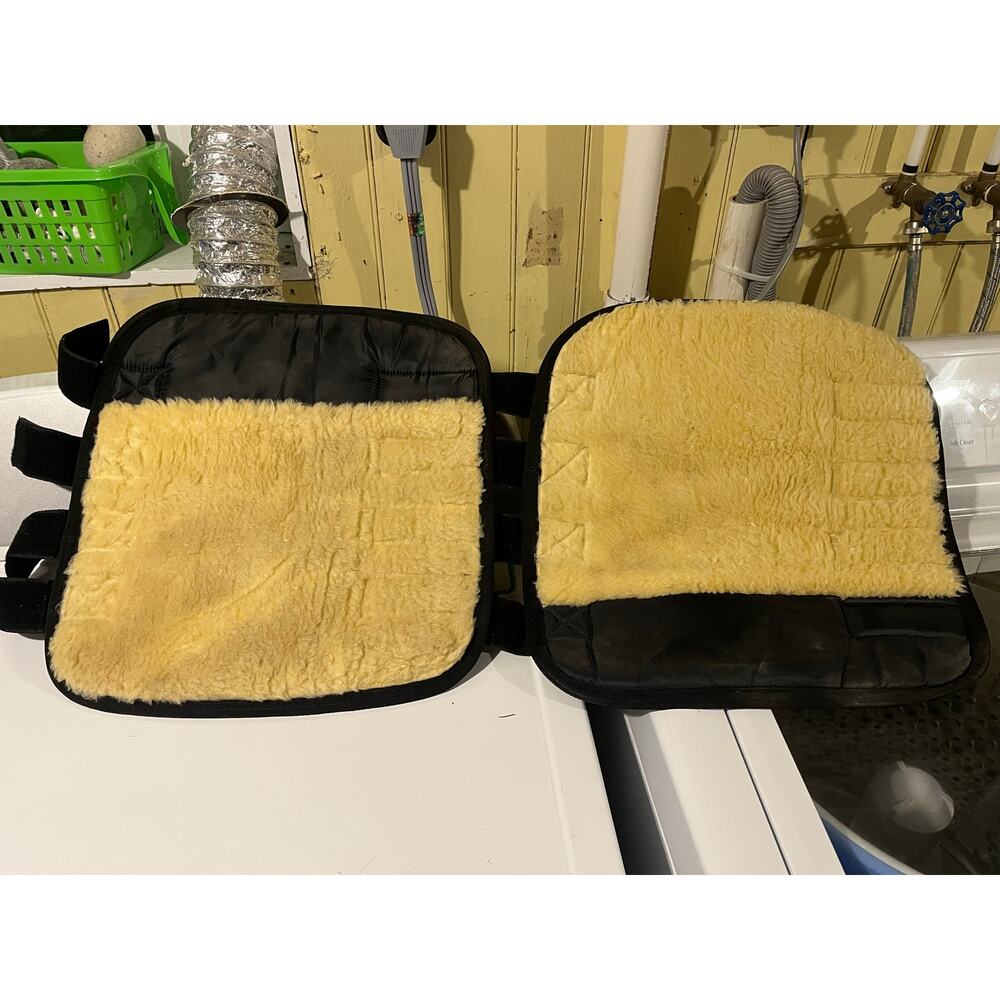 Fleece-Lined Horse Shipping Boots Wraps Pair 16”